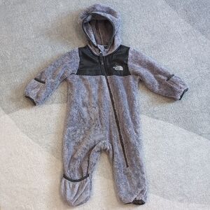 The North Face Kids Gray and Black One Piece